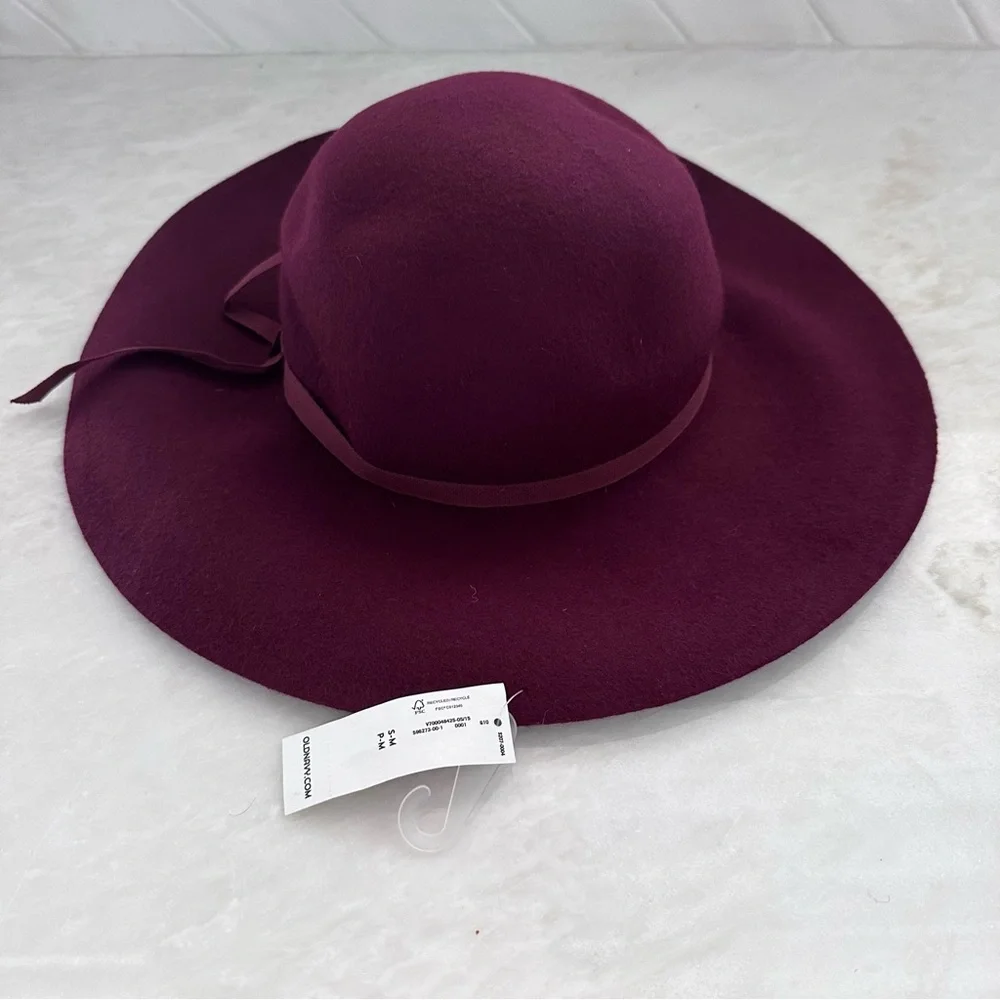 Old Navy wide brim felt fedora festival hat NEW WITH TAG